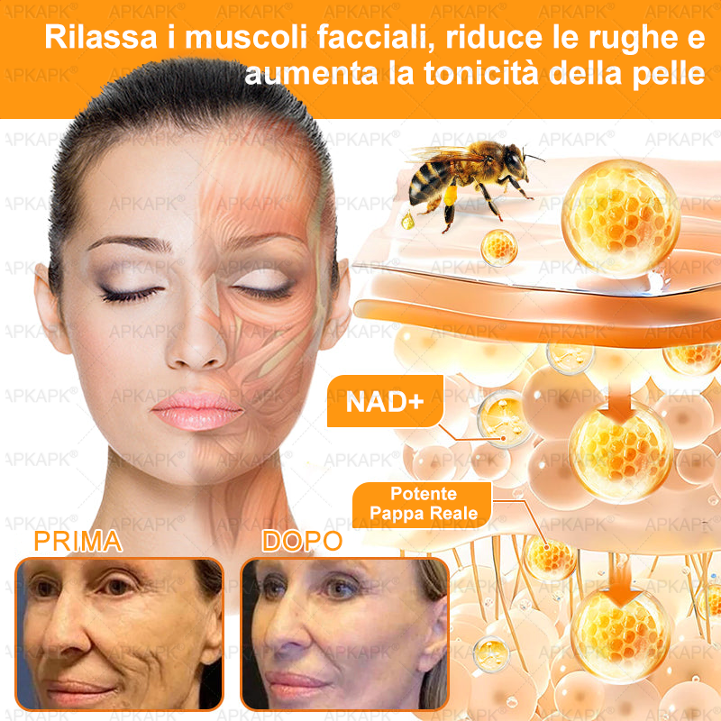 Prodotto e spedito in Italia 🫧 𝖠𝖯𝖪𝖠𝖯𝖪® Crema Ripristino Pelle al Veleno d'Api
