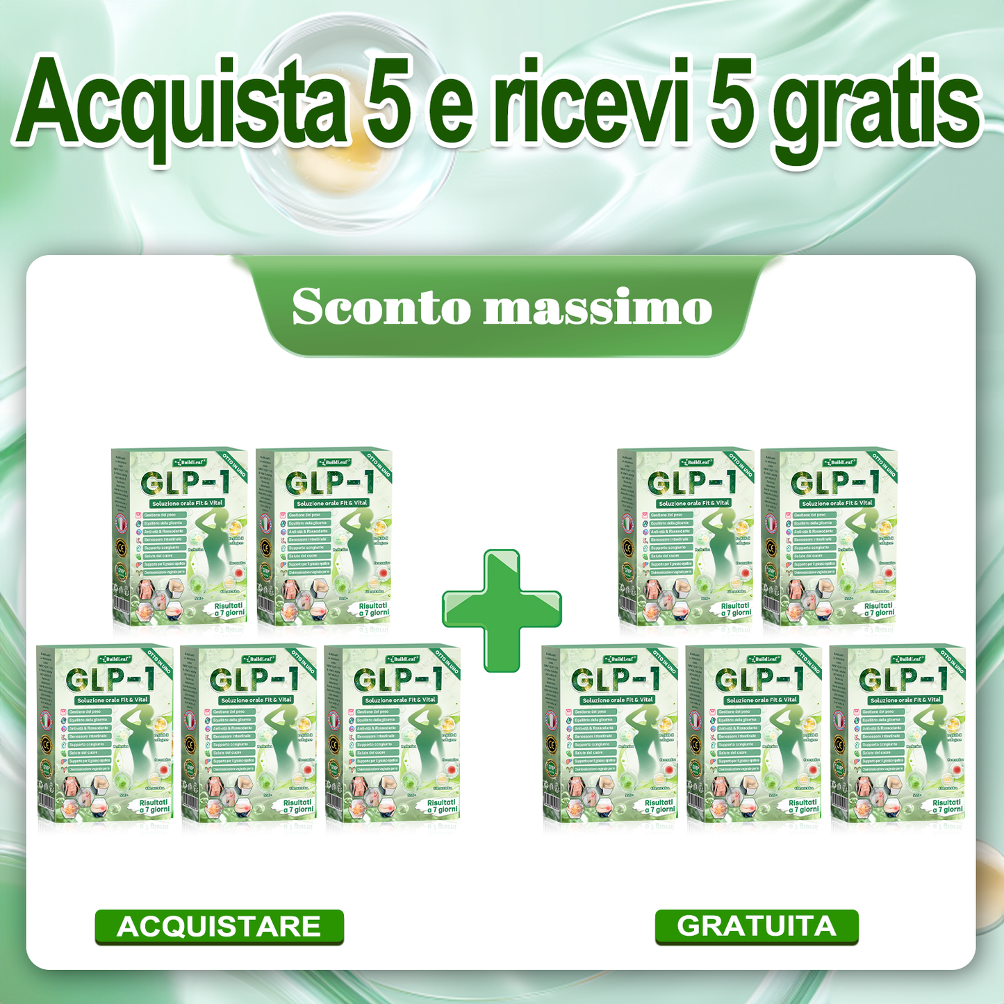 ⏰ Solo pochi pacchi rimasti in magazzino! Approfitta subito di un extra 30% di sconto! Un corpo più snodato e più energia sono a portata di mano! Se lo perdi questa volta, dovrai aspettare fino all’anno prossimo per la prossima occasione! ⏰ 𝑩𝒖𝐢𝒍𝒅𝑳𝒆𝐚𝒇®